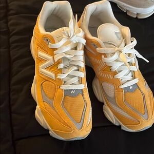 New Balance Orange and White Athletic Shoes